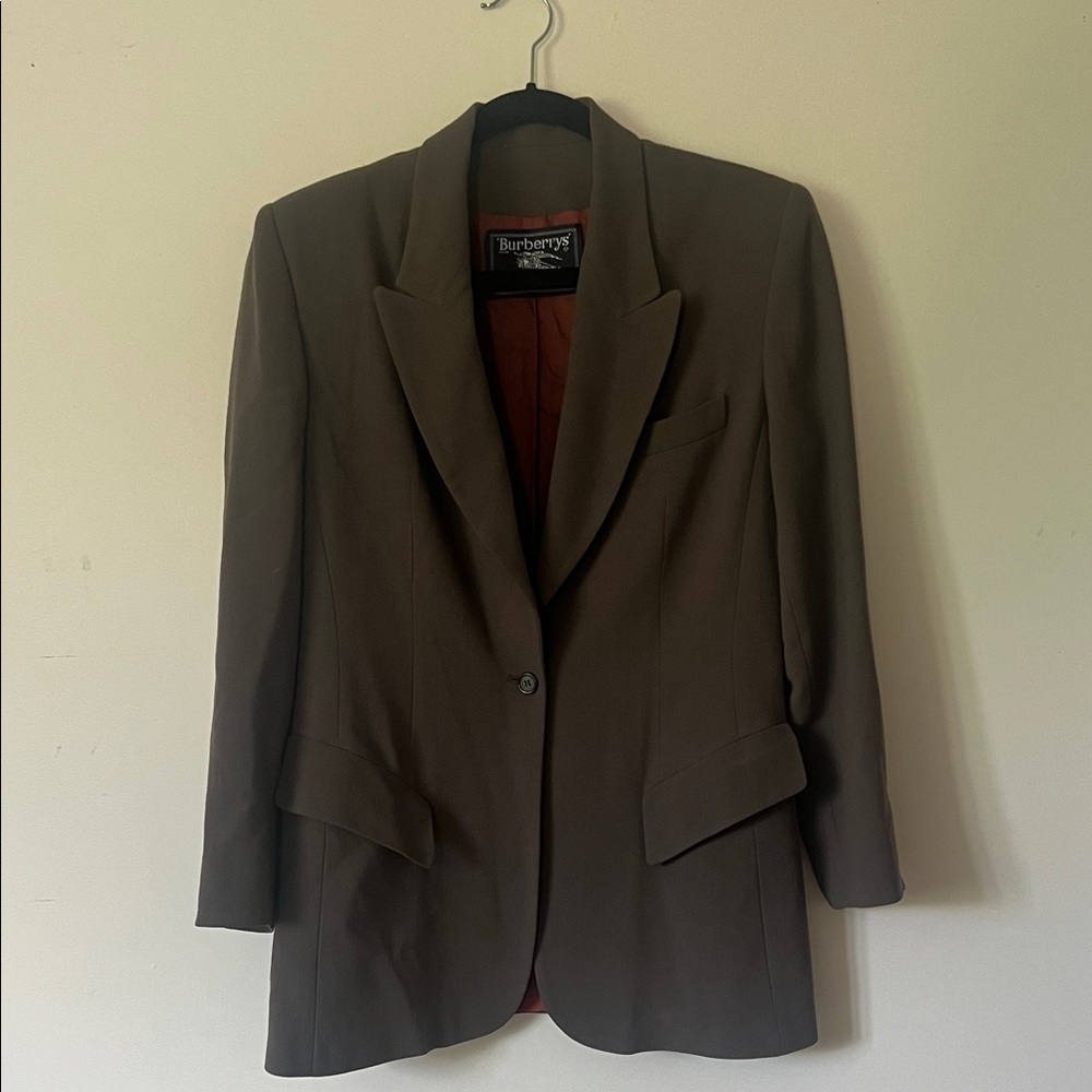 Burberry Women's Olive  Blazer